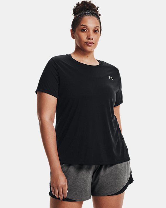 T-shirt UA Tech™ pour femmes, Black, pdpMainDesktop image number 0